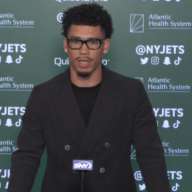 Allen Lazard speaks for the first time since becoming a member of the Jets