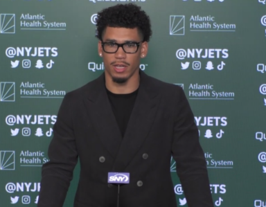 Allen Lazard speaks for the first time since becoming a member of the Jets