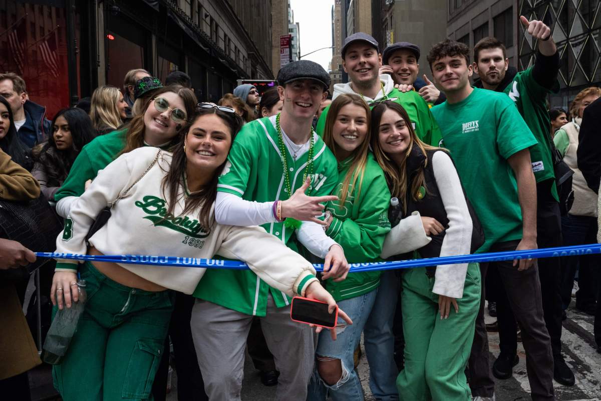 Thousands of revelers lined 5th Avenue for the annual St. Patrick's Day Parade.
