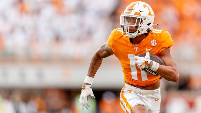 Jalin Hyatt is the pick for the Giants in our NFL Mock Draft
