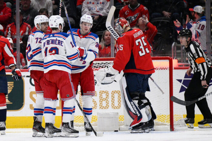 Rangers Kid Line dominates Capitals in Sunday afternoon showdown 5-2 2 Kid Line dominates for Rangers