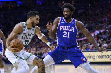 The 76ers and Celtics are NBA favorites