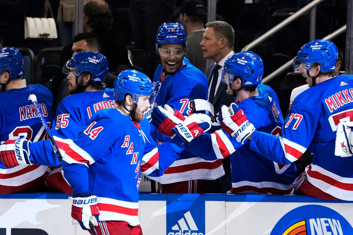 Rangers line projections for playoffs