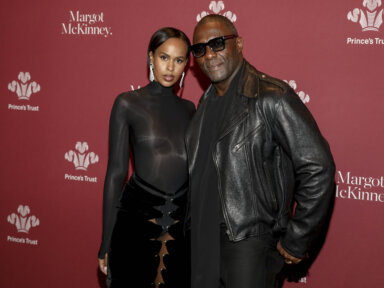 Idris Elba and Sabrina Dhowre Elba at the Prince's Trust Global Gala in Midtown