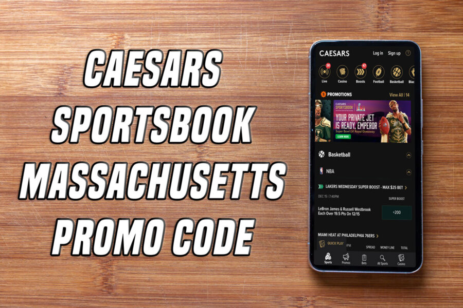 Caesars Sportsbook Massachusetts promo code scores top weekend signup