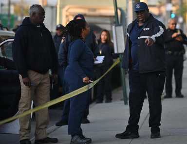 Brooklyn fare evader shooting scene