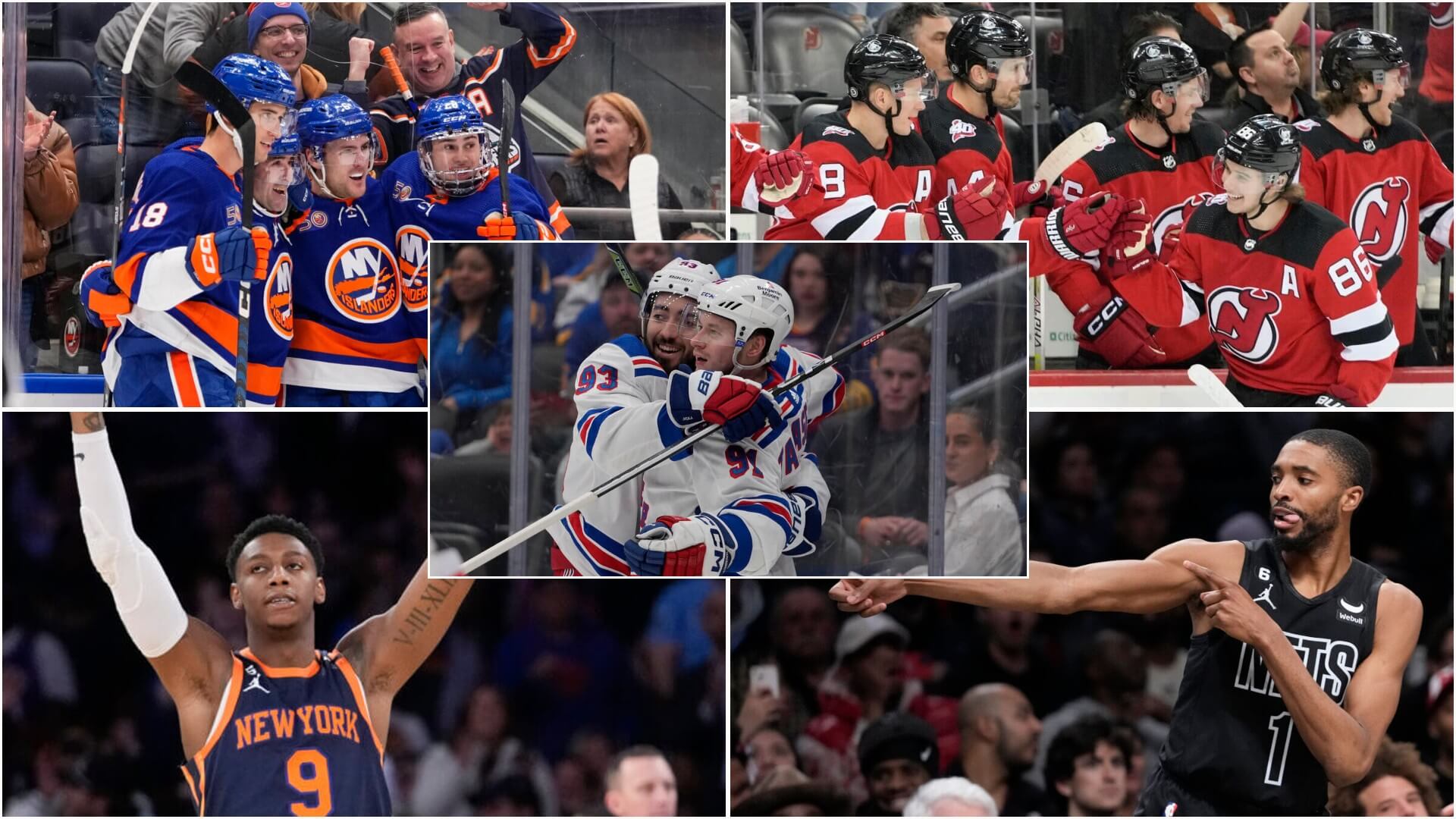 New York Knicks, Rangers, Islanders, Brooklyn Nets And New Jersey Devils  Provide Differing Playoff Appearances