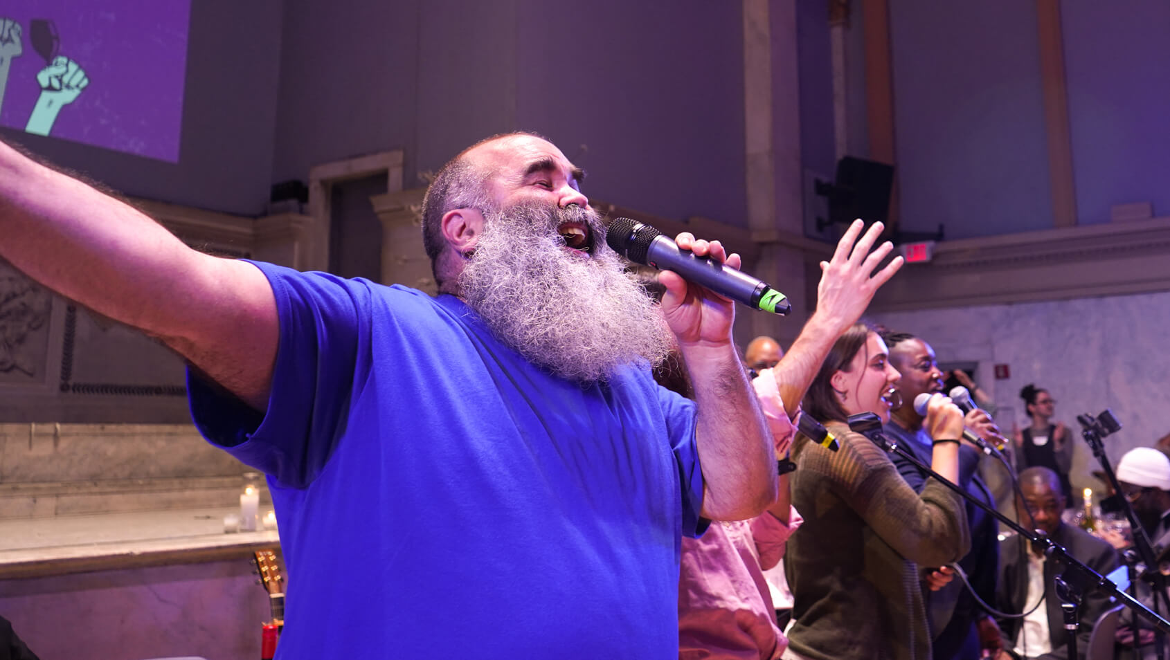 200 observe a Liberation Seder at Judson Memorial Church on Passover’s first night 6