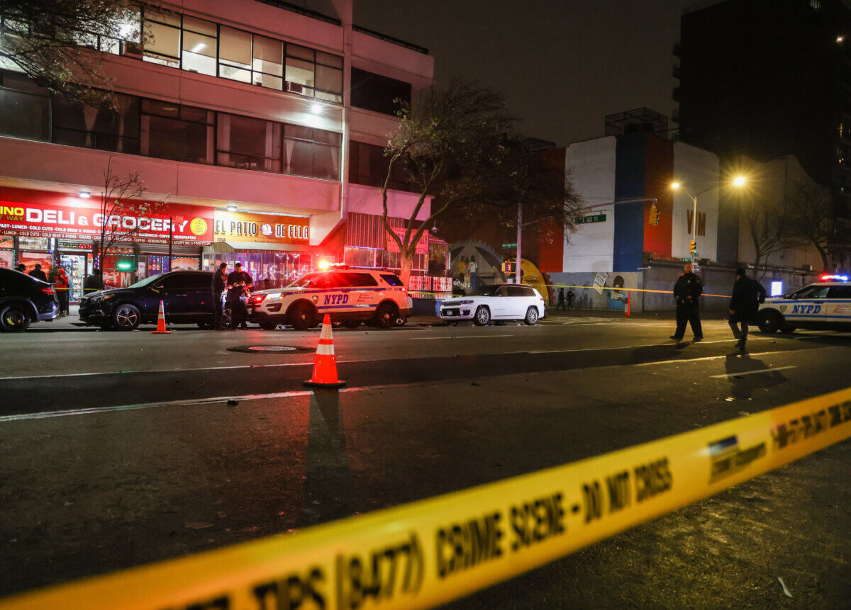 NYPD at the scene