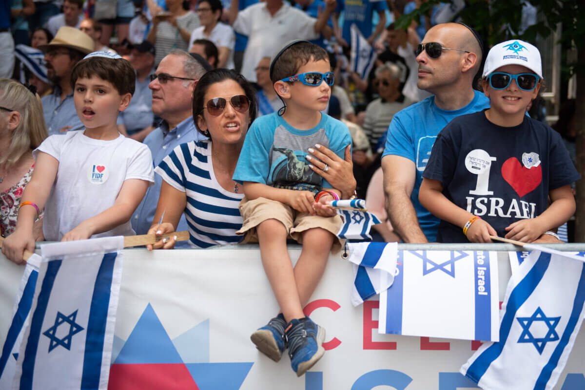 Celebrate Israel Parade spectators in 2019