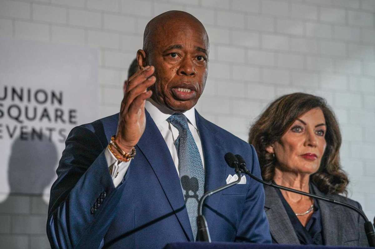 Mayor Eric Adams demanding the feds allow migrants in New York City to work