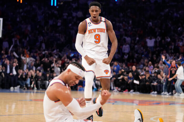 Are the Knicks being out-coached in the playoffs? 2 Josh Hart and RJ Barrett Knicks