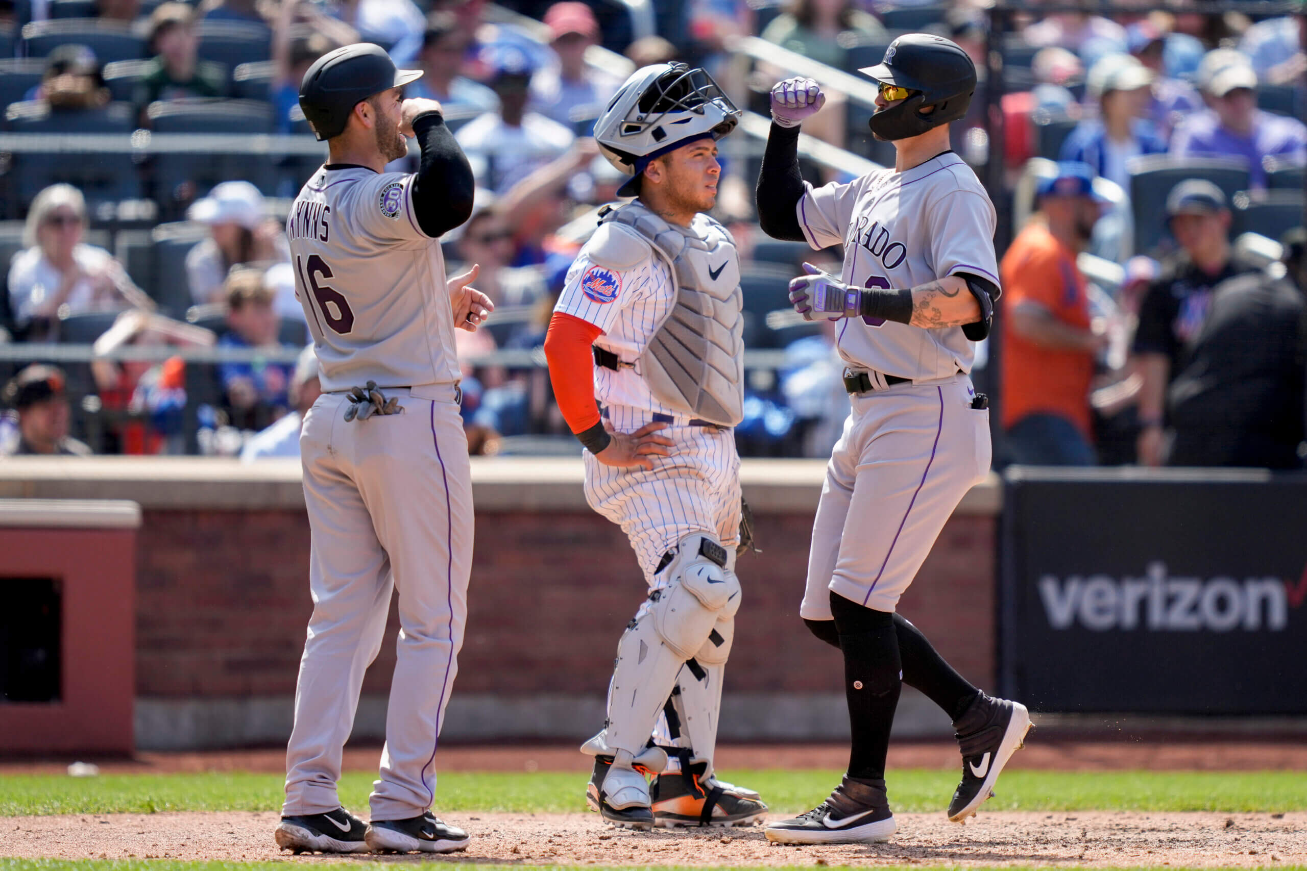 Rockies Mets Doyle homer