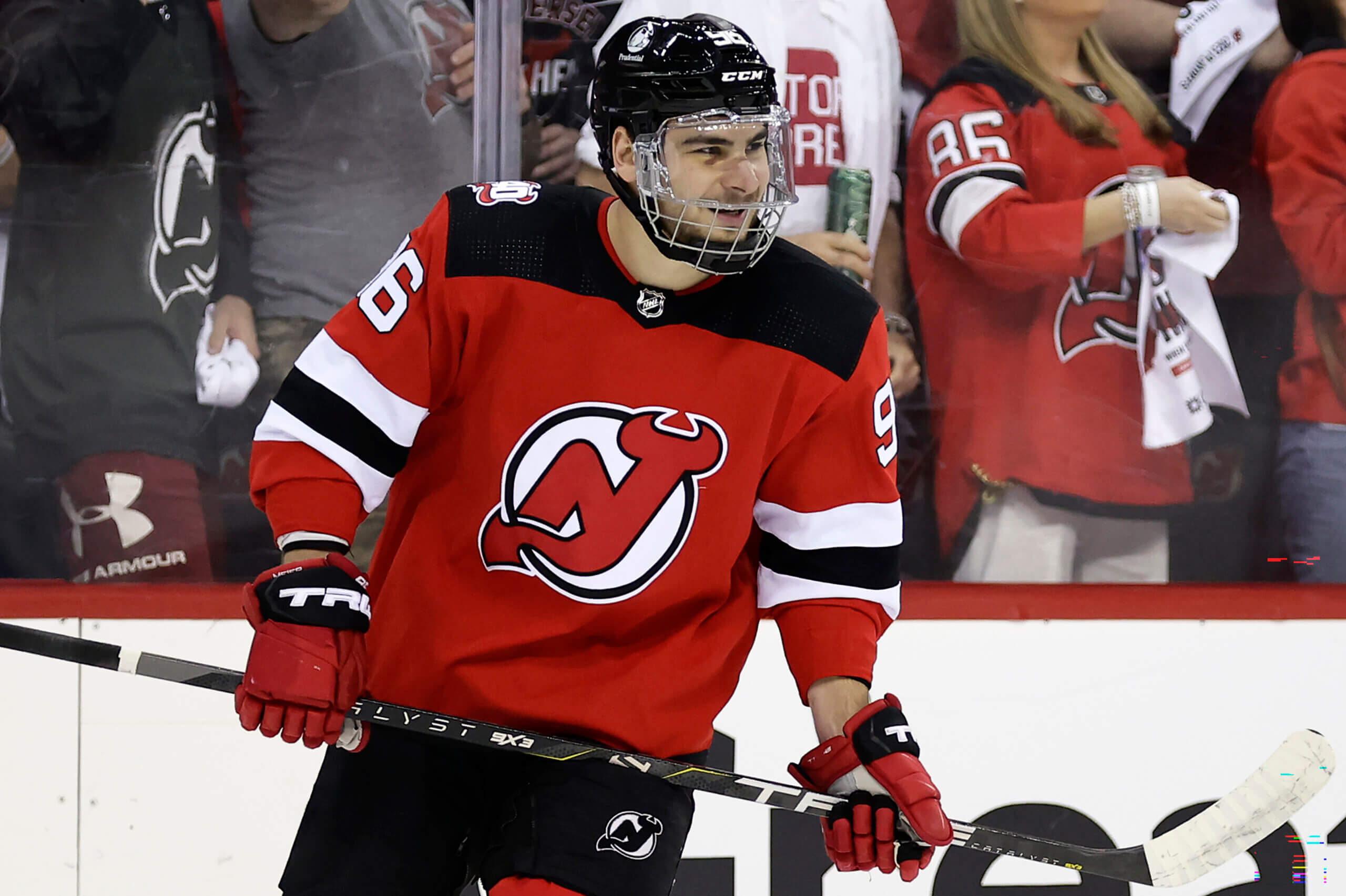 Devils cut series deficit to 2-1 with 8-4 win over Hurricanes 3 Devils