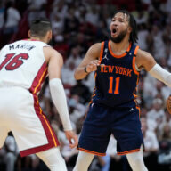 Knicks season ends with a 96-92 loss to the Heat in Game 6 14 Jalen Brunson Knicks