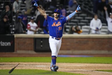 Pete Alonso Mets walk-off Rays