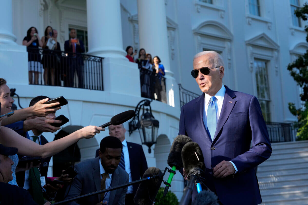 President Joe Biden talks debt ceiling negotiations