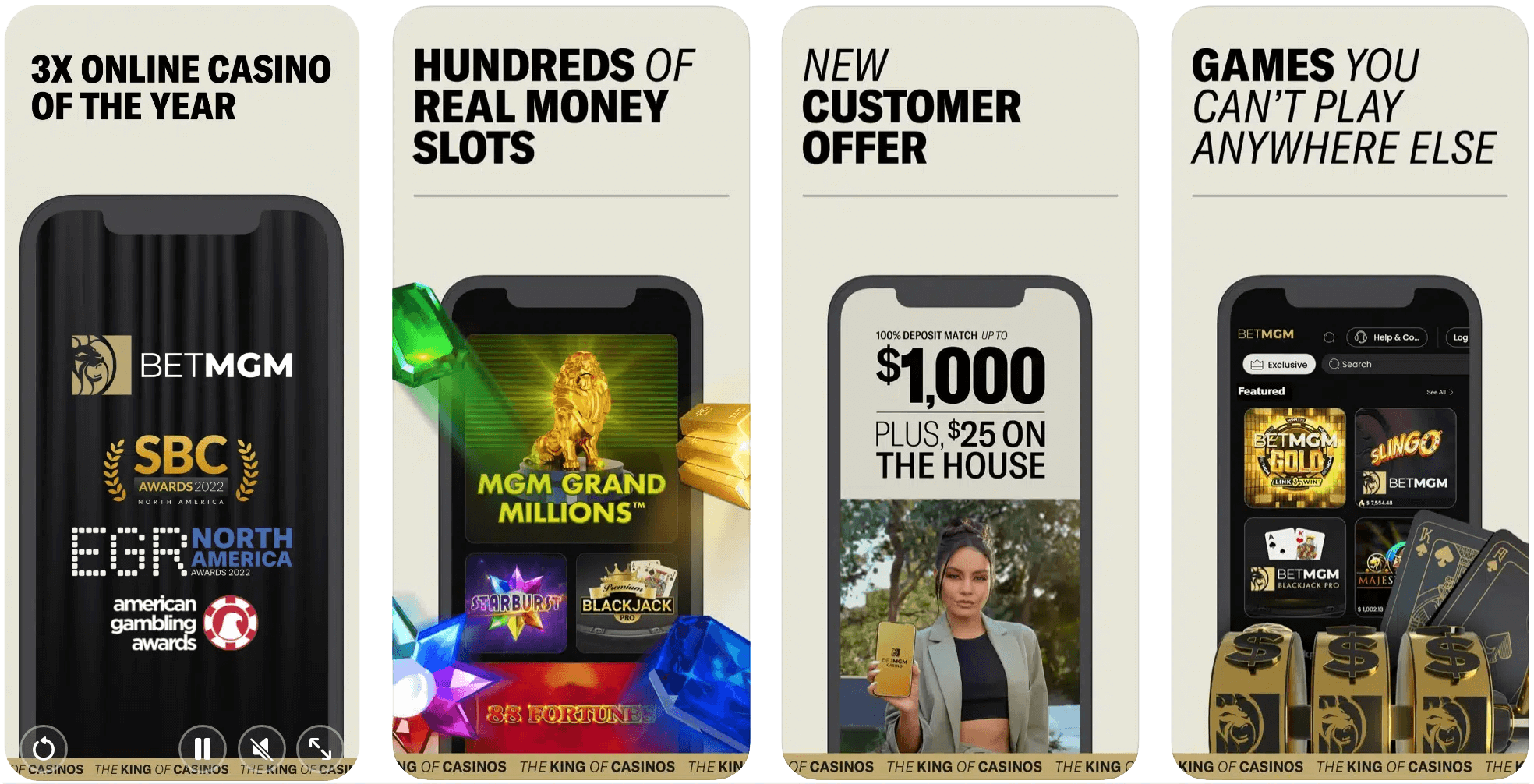 BetMGM Online Casino App Store Screenshot