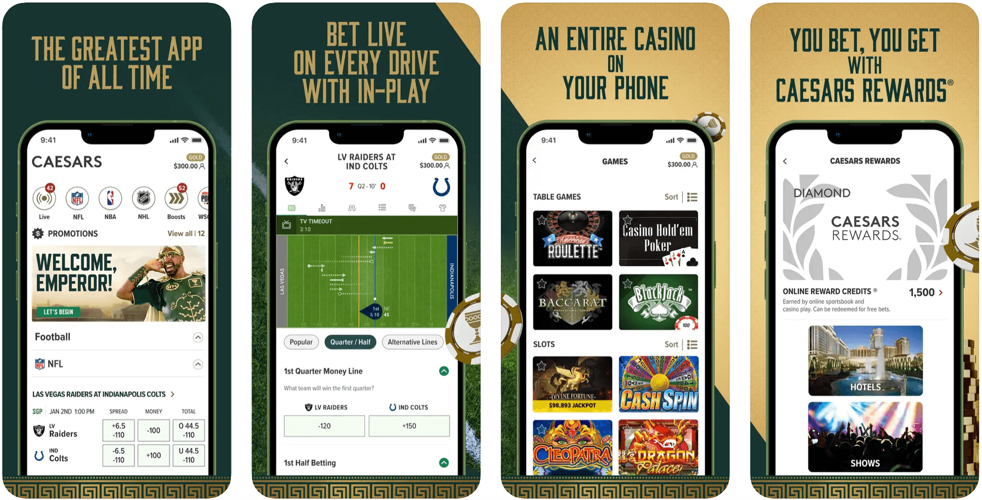 NJ Online Casino Apps - Best New Jersey Gambling Sites 25 Caesars Online Casino App Store Screenshot