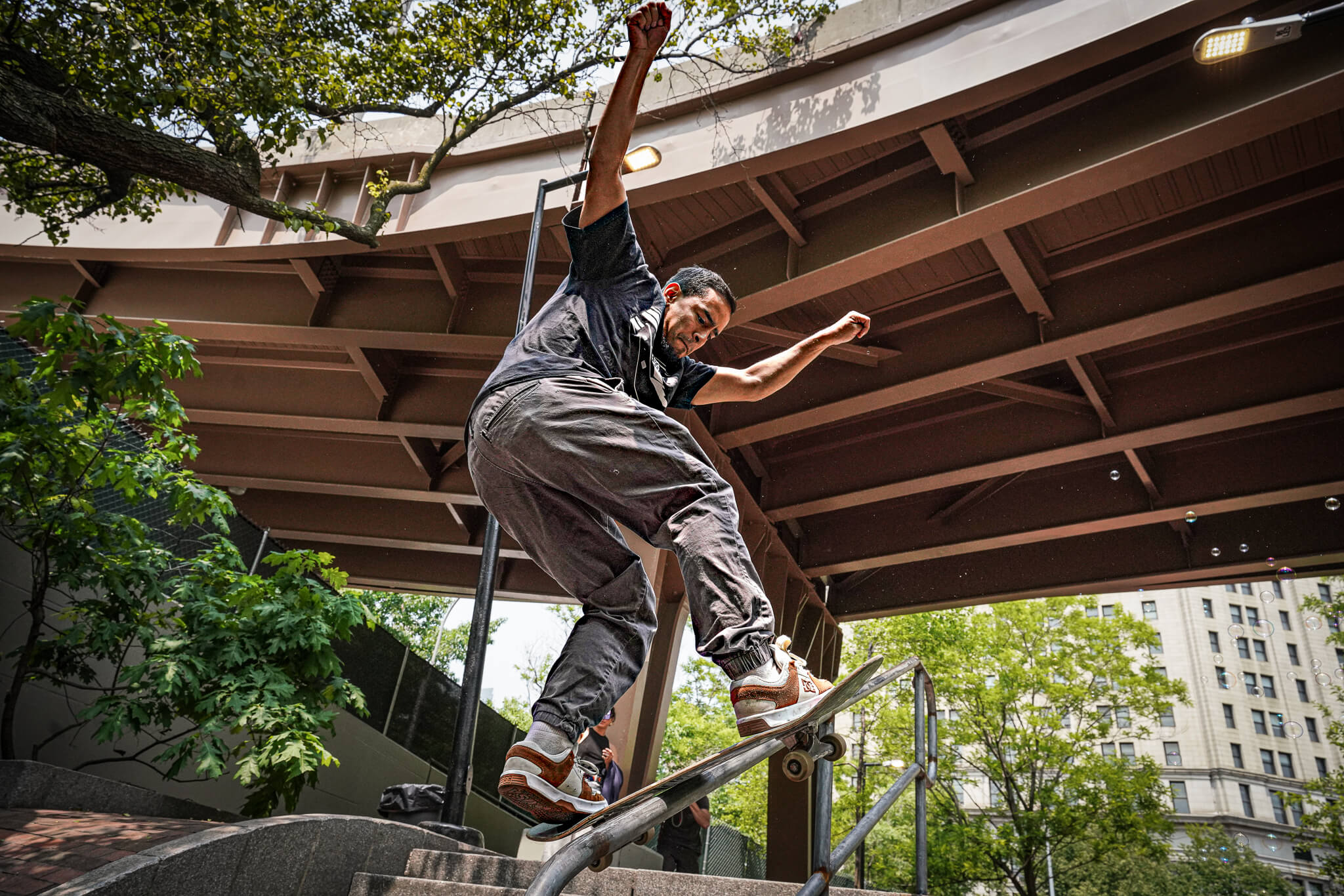 Arches Skatepark Opens Under Brooklyn Bridge