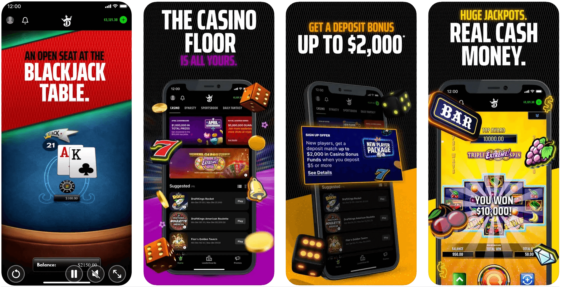 NJ Online Casino Apps - Best New Jersey Gambling Sites 30 DraftKings Online Casino App Store Screenshot