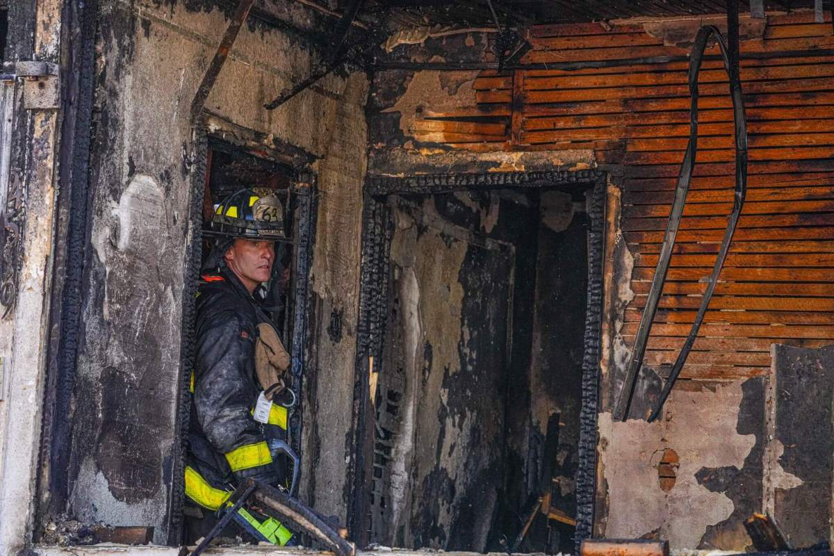 Three-alarm house fire in the Bronx