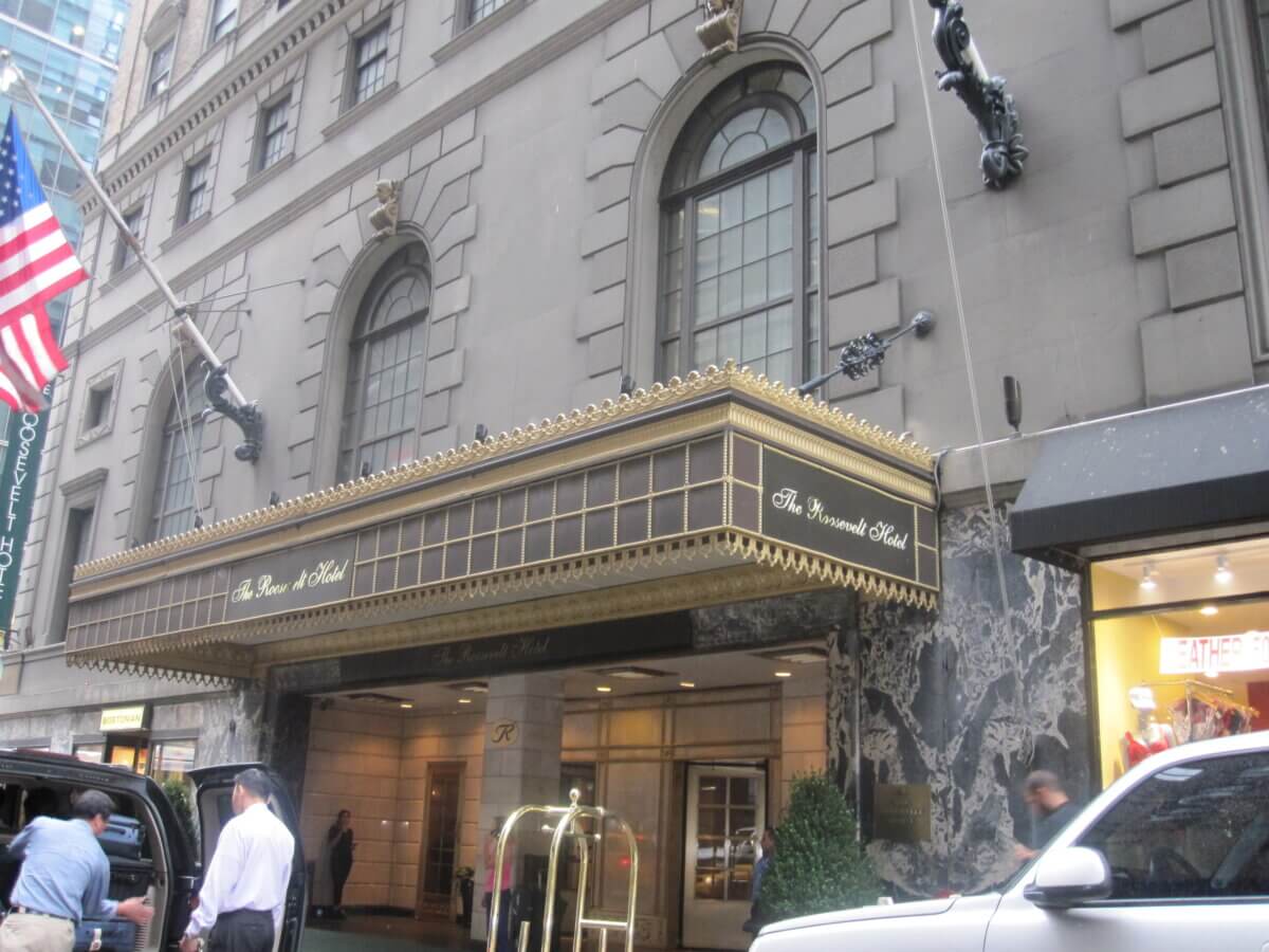 Migrant crisis | New York again turns to hotels to help house influx of asylum seekers 2 The Roosevelt Hotel