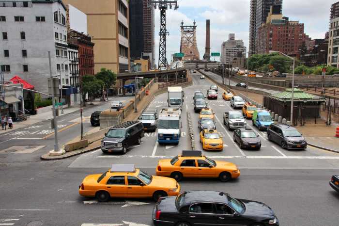The Manhattan end of the Queensboro Bridge