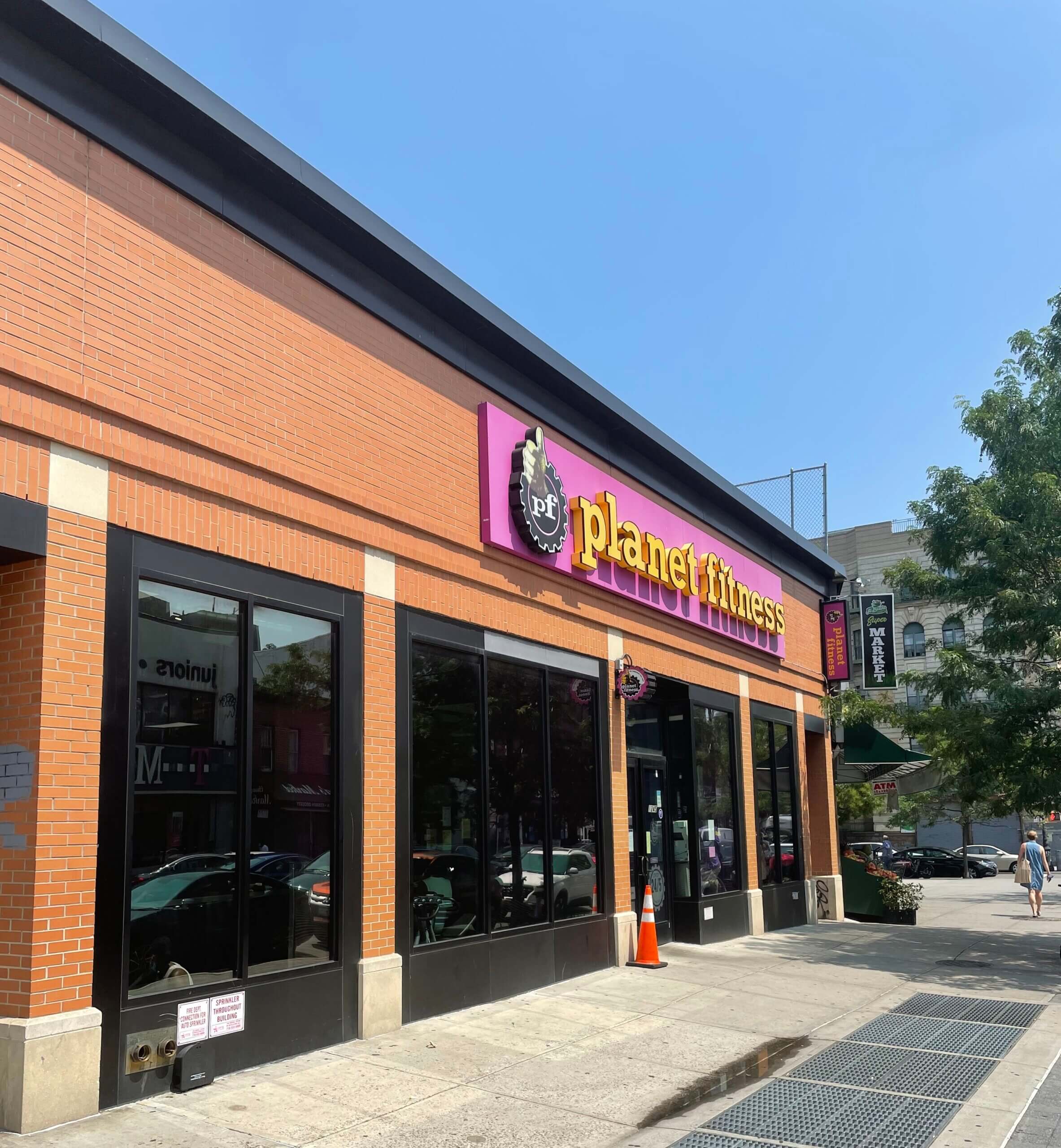 Planet Fitness on 1245 Fulton St. in Bed-Stuy, Brooklyn