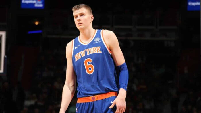 Knicks rookie Kristaps Porzingis is toast of NYC as his jersey is flying  off shelves – New York Daily News