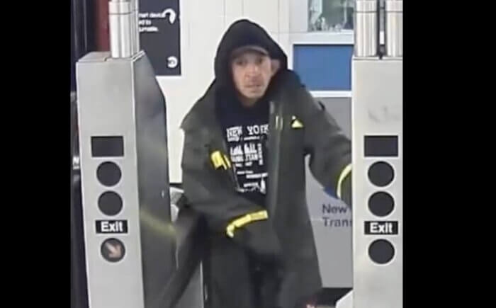 Subway slasher at Chelsea station turnstile