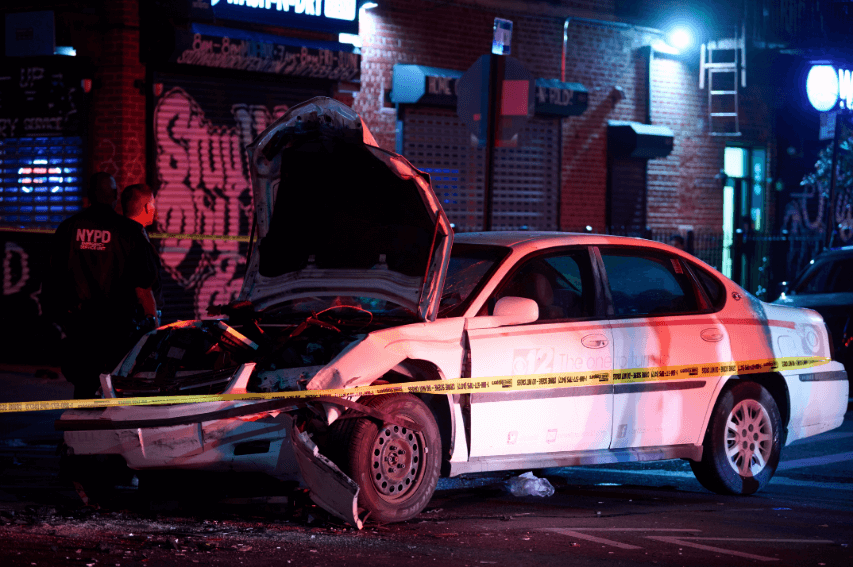 Woman charged with unlicensed driving after Brooklyn crash with bus leaves 15 injured 5 Accident Scene