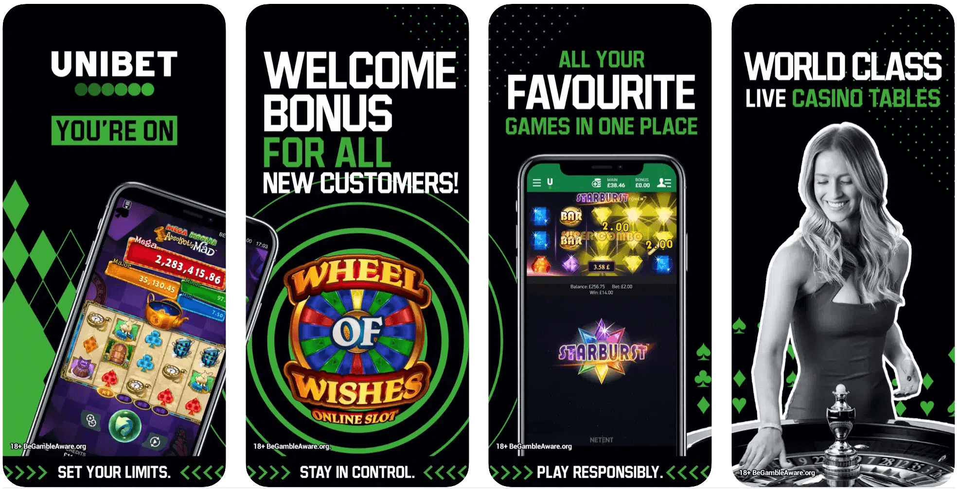 Unibet Online Casino App Store Screenshot