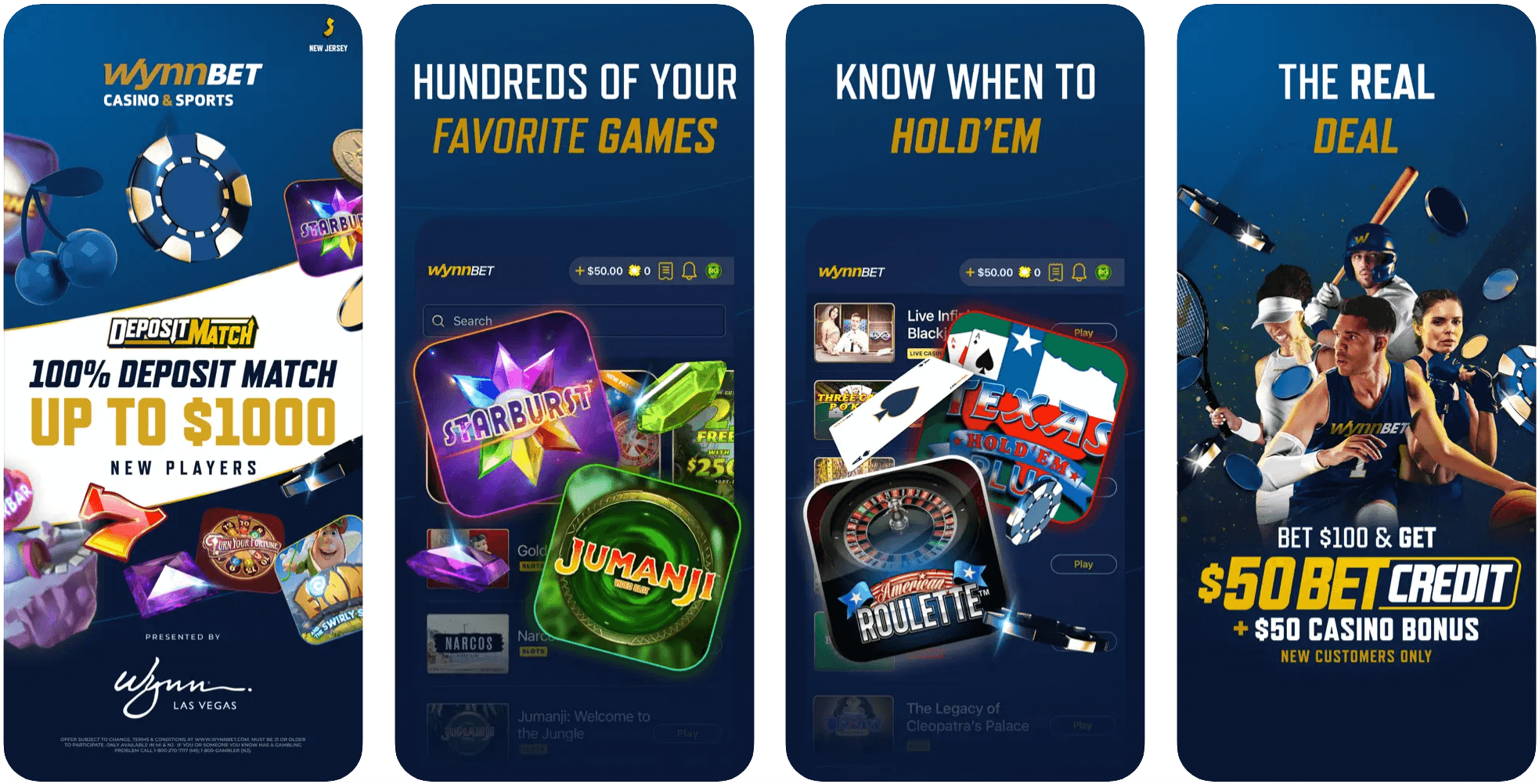 WynnBET Online Casino App Store Screenshot