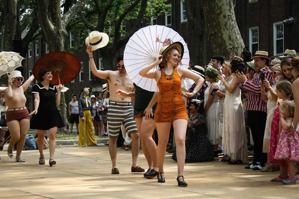Scenes from Jazz Age Lawn Party on Governor’s Island.
