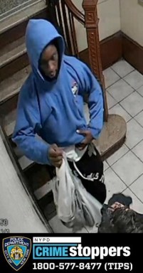 Police have released a photo a man, pictured, wanted in connection to a fatal shooting that took place in the Bronx May 31 (NYPD)
