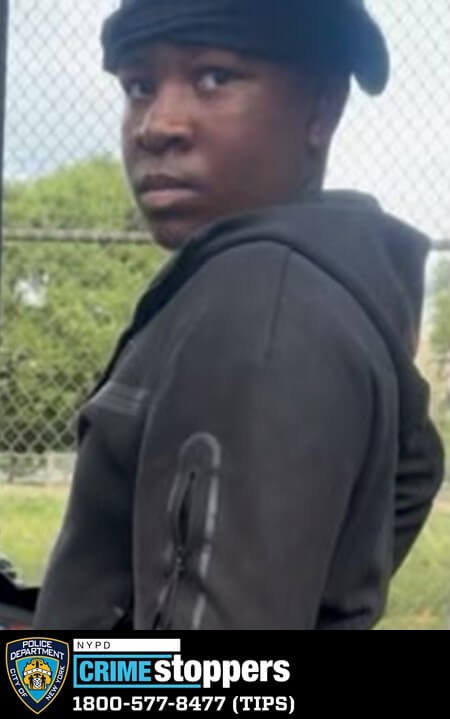 Police are looking to locate this man in connection to a hit-and-run inside an East Harlem park Sunday that left a 6-year-old boy fighting for his life (NYPD)