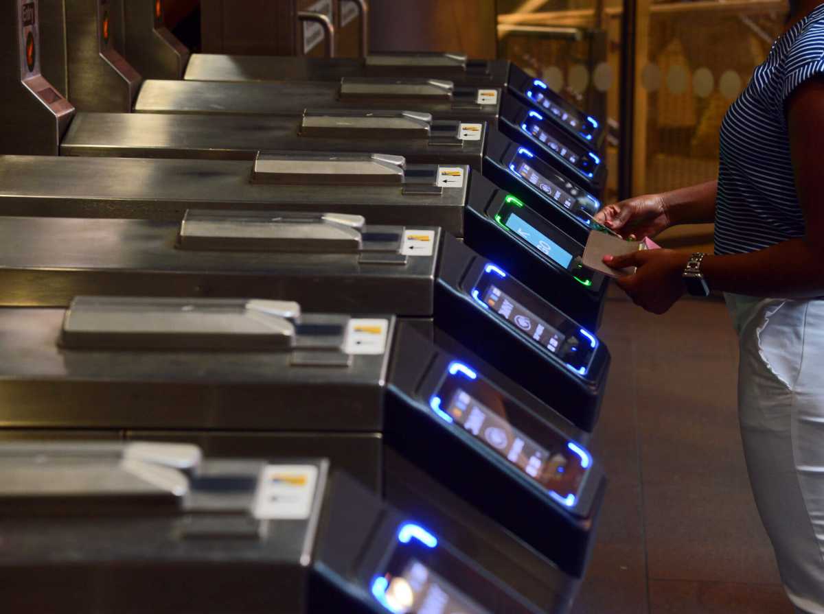 OMNY machines where a select group of Fair Fares users will be able to tap payment