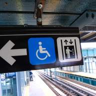 ADA accessibility sign in Brooklyn