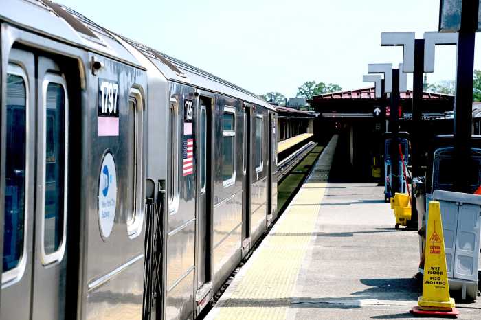 A 6 train at Pelham Bay Park station in the Bronx.