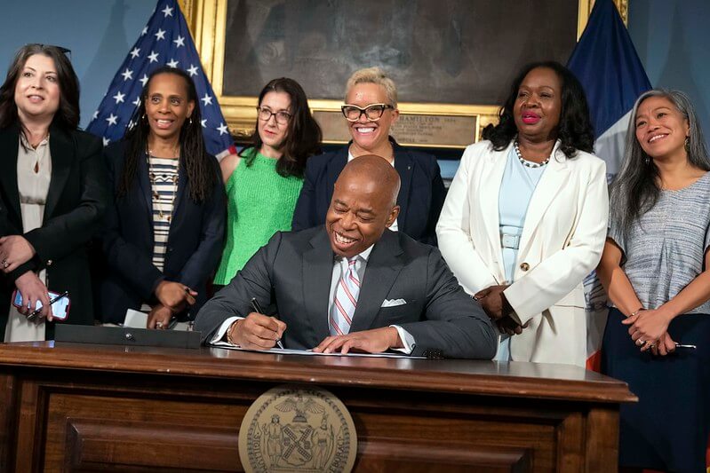 Mayor Eric Adams signs rule suspending the requirement people spend 90 days in city homeless shelters to access housing vouchers.