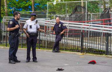 Washington Heights murder scene