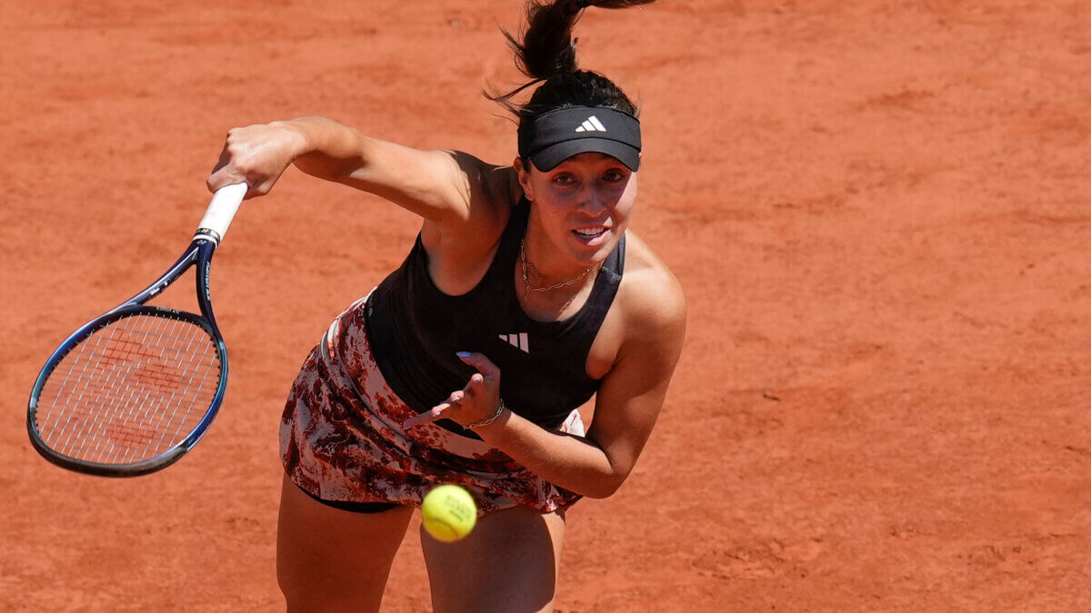 American Jessica Pegula at the French Open