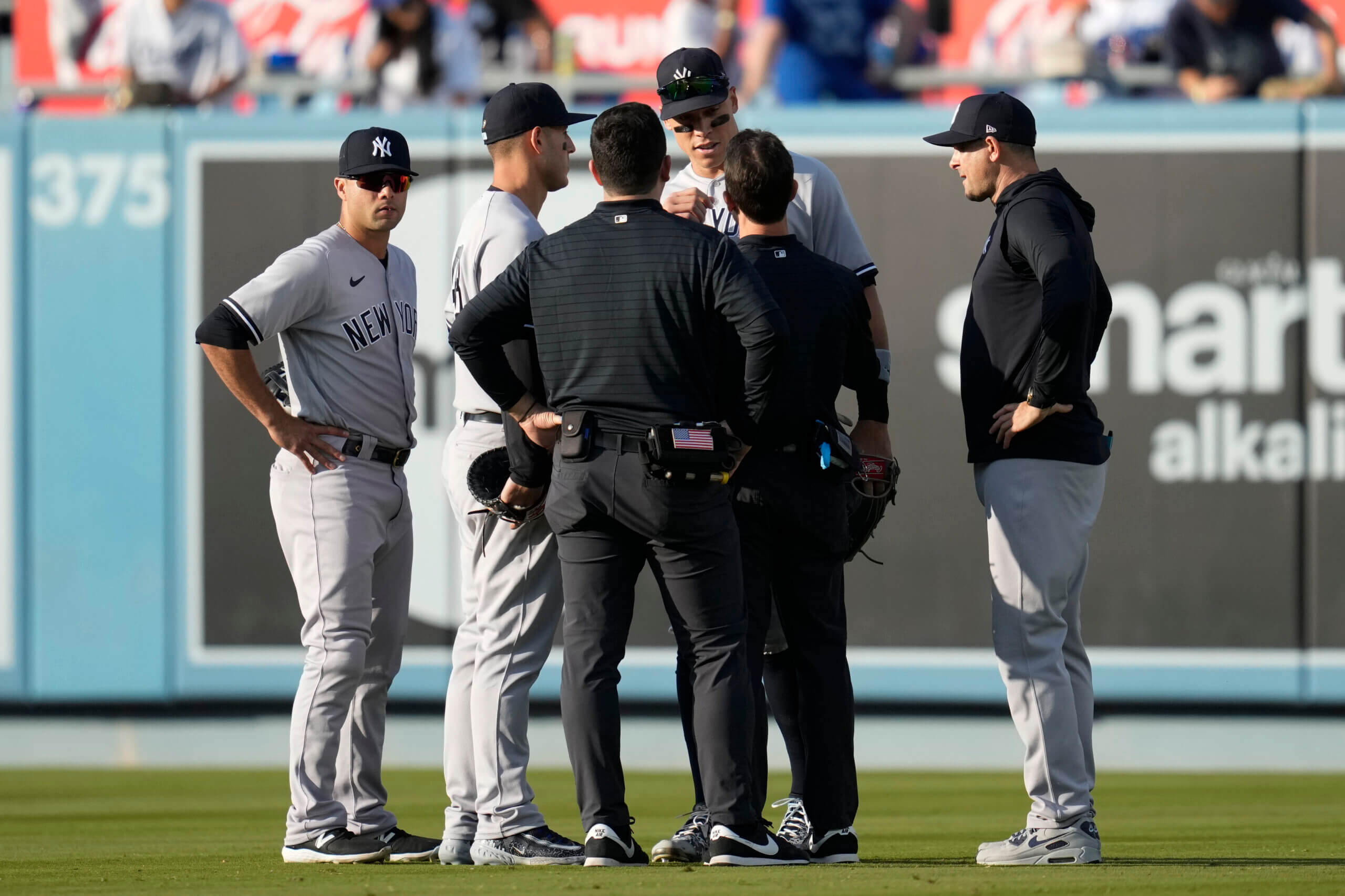 Aaron Judge says toe ligament is torn and he's not ready for baseball  activities