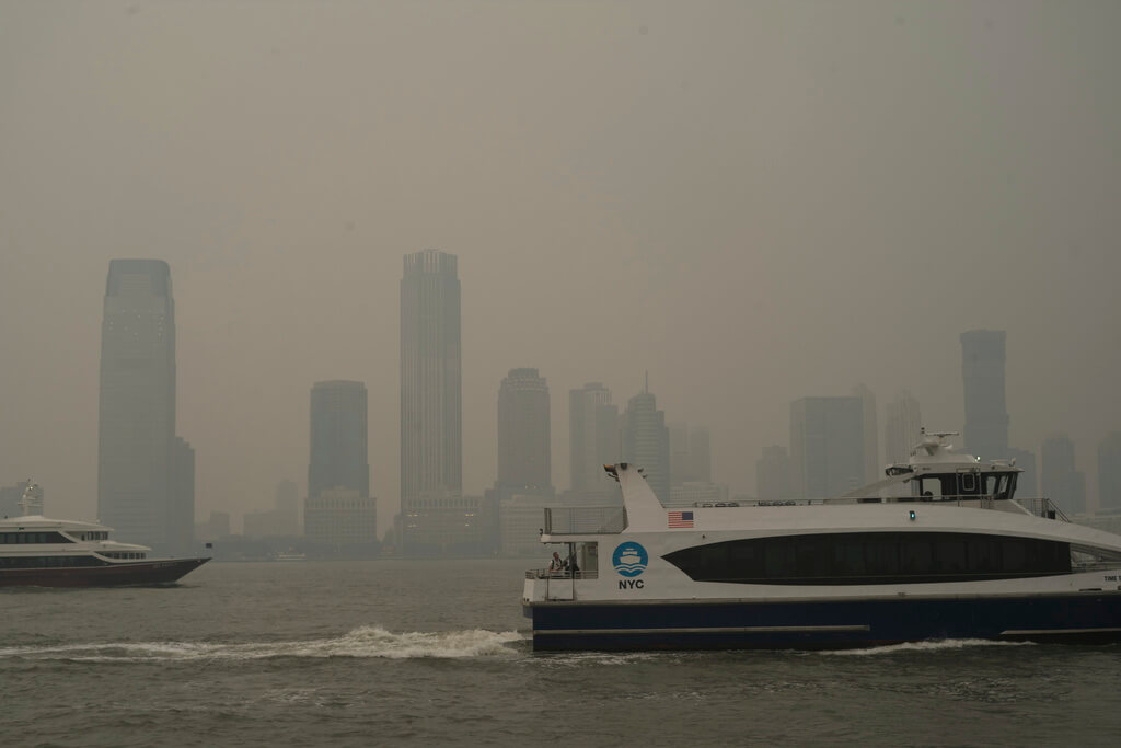 Canada Wildfires New York