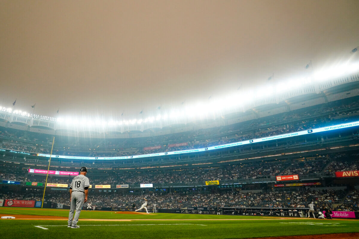 Yankees White Sox PPD air quality