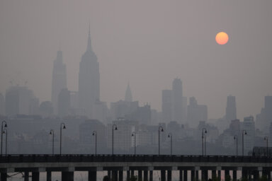 Canada Wildfires New York