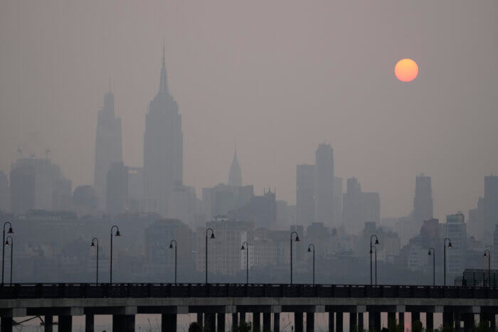 Canada Wildfires New York