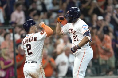 The Astros beat the Mets on Wednesday