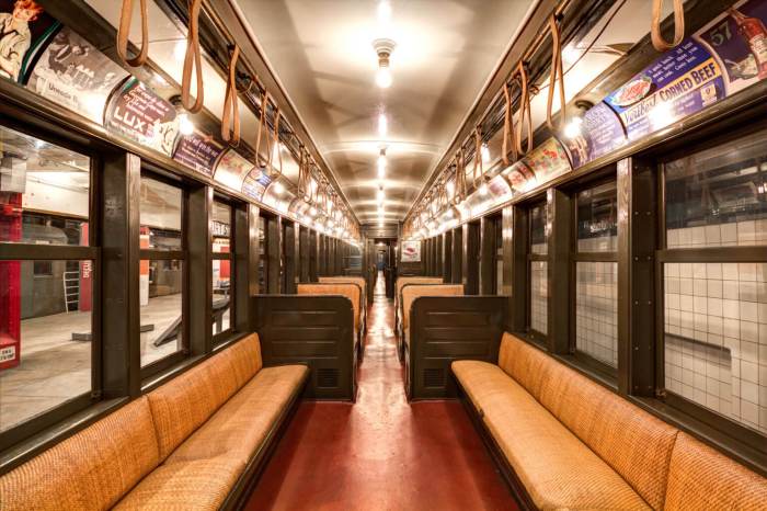 Don Harold, founder of the Transit Museum, dies at 91 8 The interior of the Transit Museum's City Car, complete with old-timey ads